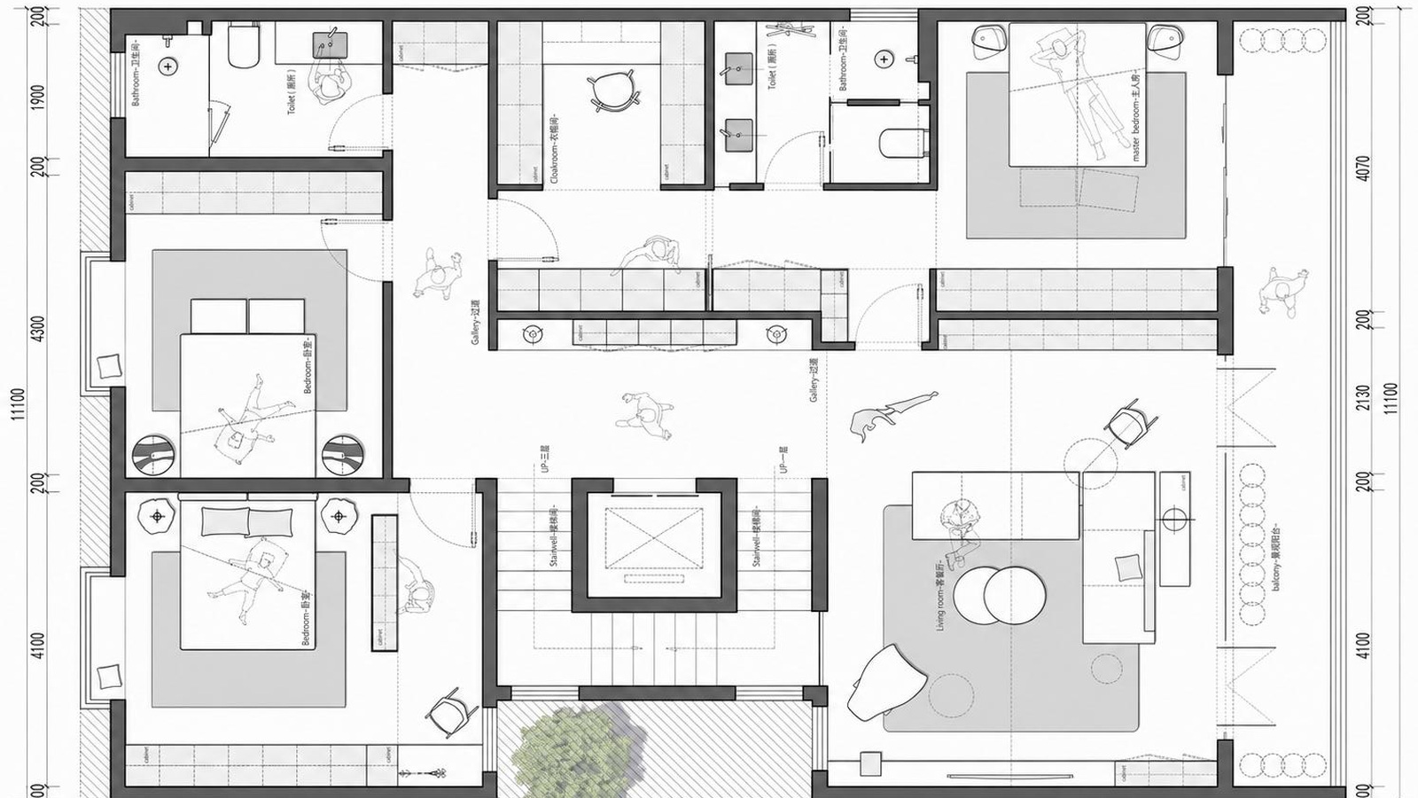 Mặt bằng 2D đầu vào